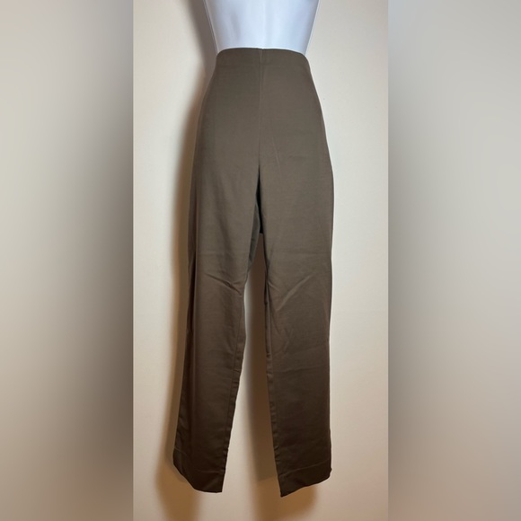 J. Jill Brown Straight Leg Pants with Zippered Pockets!!! NWT - Picture 2 of 11